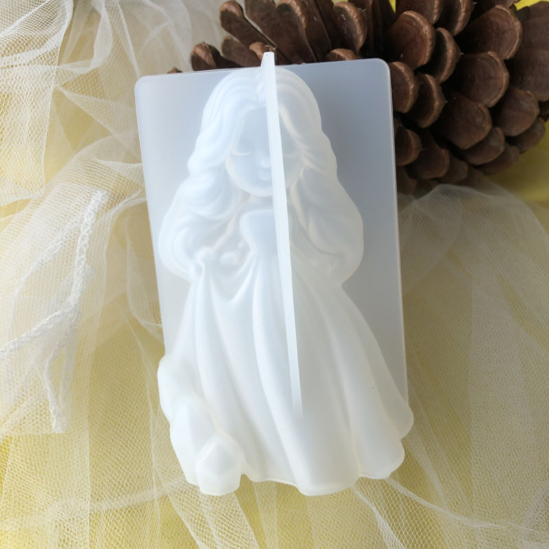 Soap Making Party - 3D Cute Princess Silicone Candle Mould