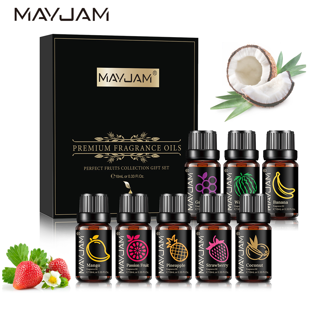 Soap Making Ingredients - MAYJAM Fragrance Oils Set 8pcs Gift