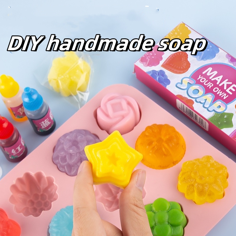 Soap Making Kit For Kids - DIY Handmade Soap Crystal Soap Plant