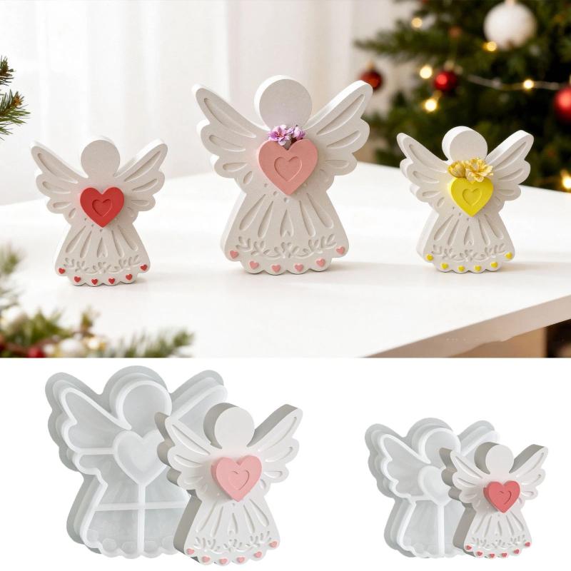 Soap Making Party - Love Angel Gypsum Mold Candle Silicone