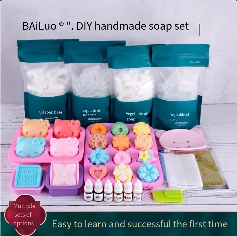 Soap Making Kit For Kids - Handmade Soap DIY Material Pack Homemade