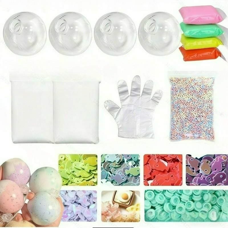 Soap Making Kit For Kids - Vacuum Squeeze Ball Stress Relief DIY