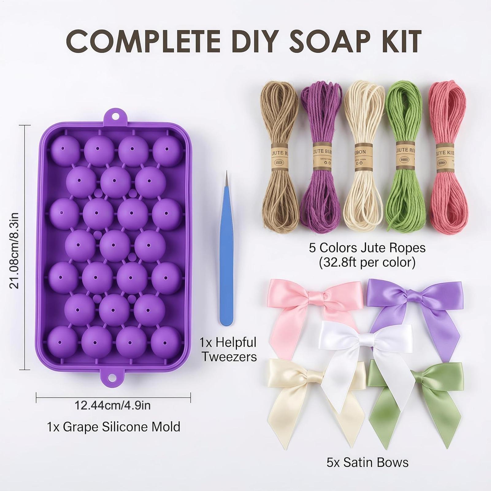 DIY Soap Making Kit Grape Soap - огляд і ціна Soap Making In Home