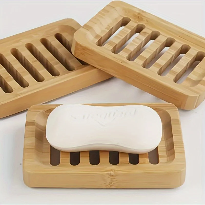Bamboo Case Tray Wooden Preven - огляд і ціна Soap Dish Draining