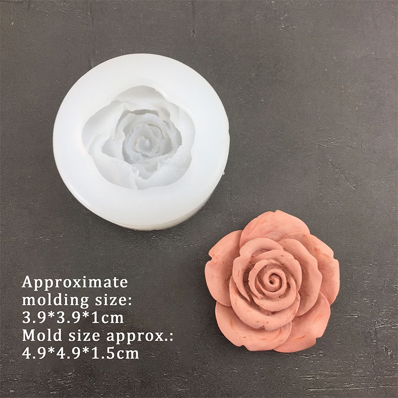 3D Rose Flower Shape Leaf Sili - огляд і ціна Soap Making Utensils