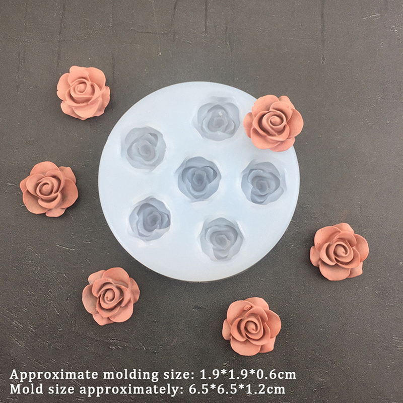 3D Rose Flower Shape Leaf Sili - огляд і ціна Soap Making Utensils