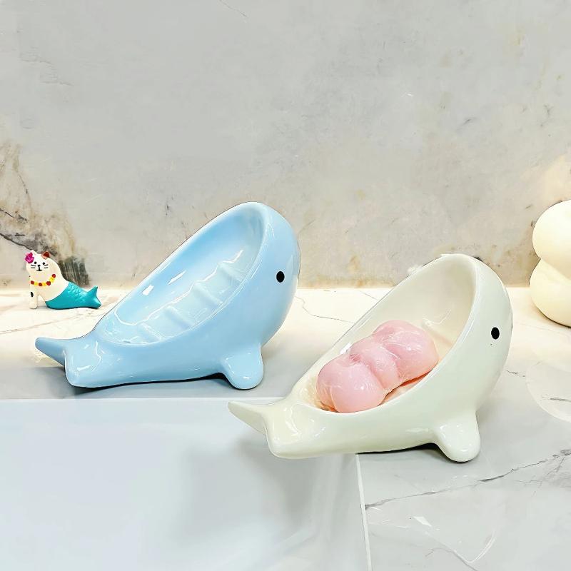 Creative Whale Soap Dish For H - огляд і ціна Soap Dish Draining