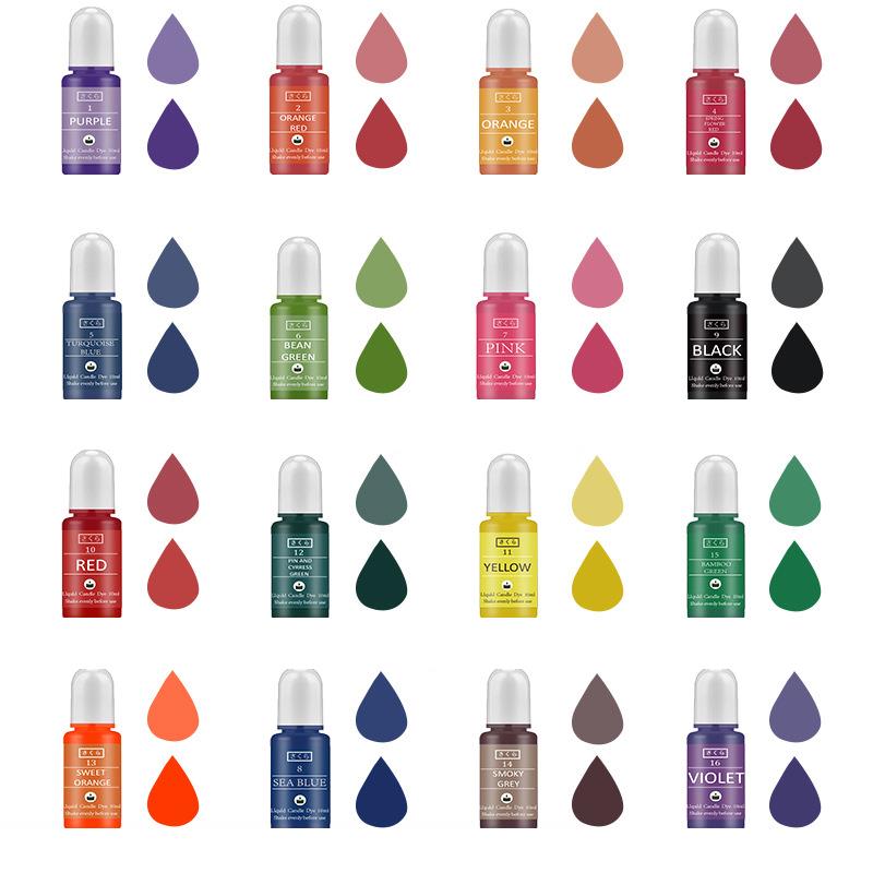 10ml/Bottle Candle Wax Pigment - огляд і ціна Soap Making Ingredients