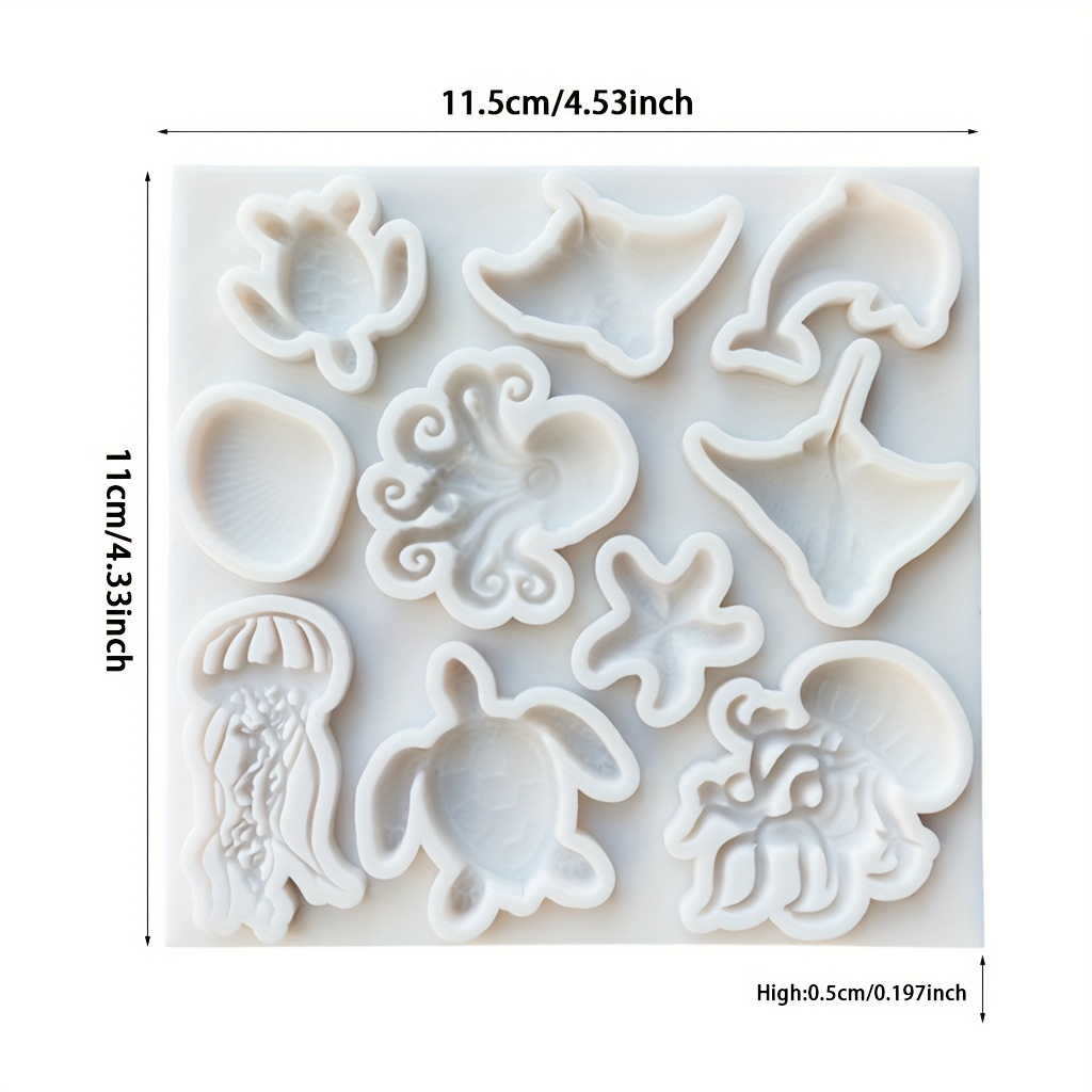 Sea Animal Silicone Mold Octop - огляд і ціна Soap Making Essentials