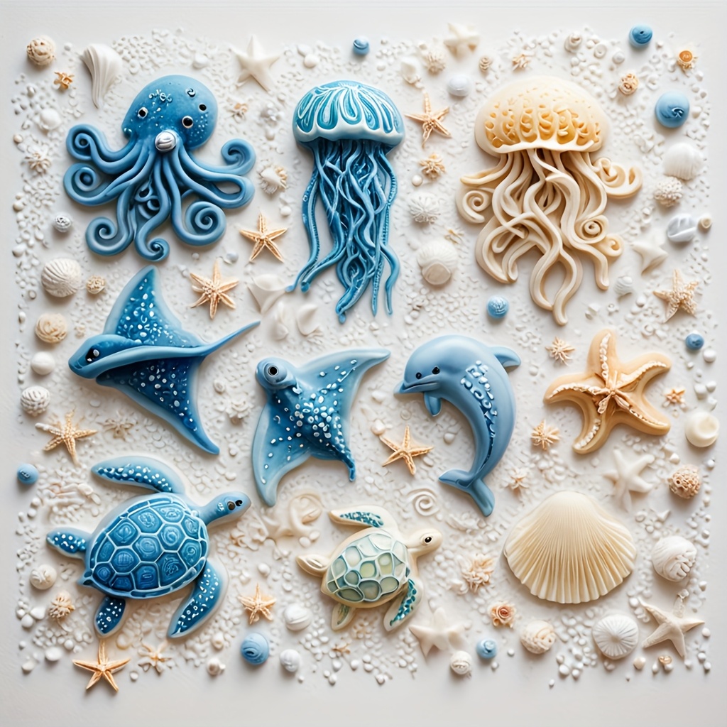 Sea Animal Silicone Mold Octop - огляд і ціна Soap Making Essentials