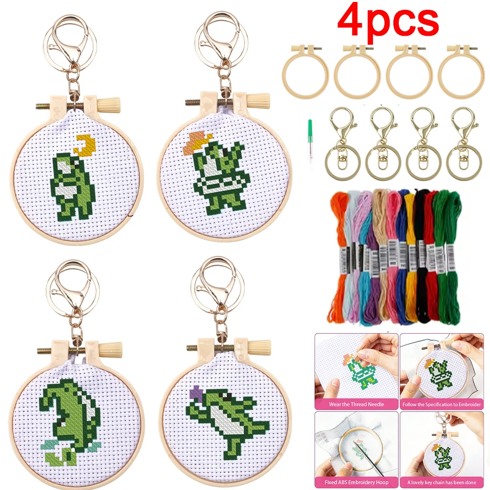 4pcs Embroidery Starter Kit DI - огляд і ціна Soap Making Kit For Kids
