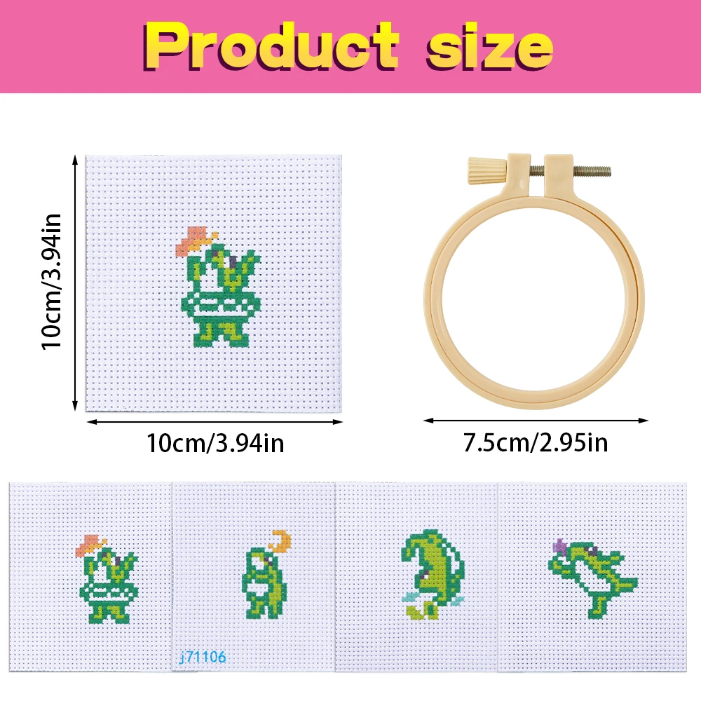 4pcs Embroidery Starter Kit DI - огляд і ціна Soap Making Kit For Kids