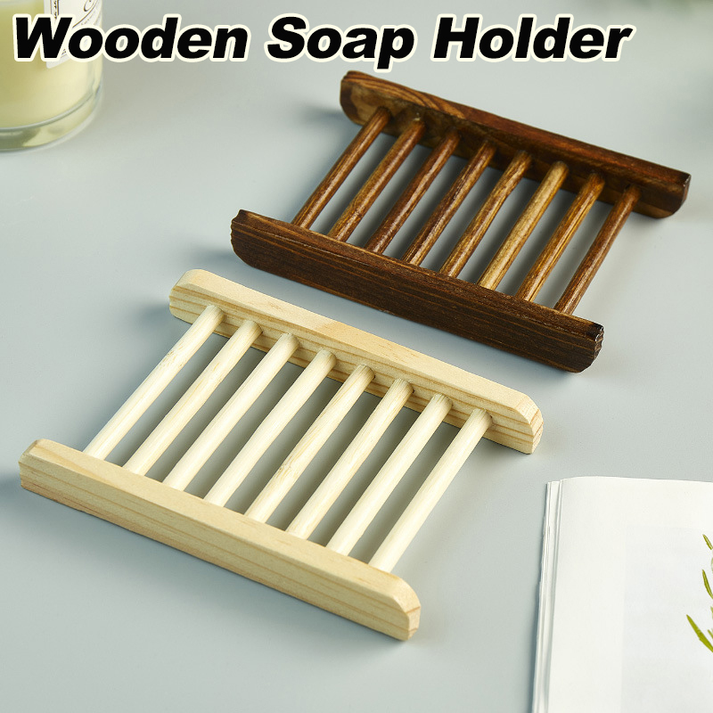 Wooden Soap Dishes Tray Bathro - огляд і ціна Soap Dish Draining