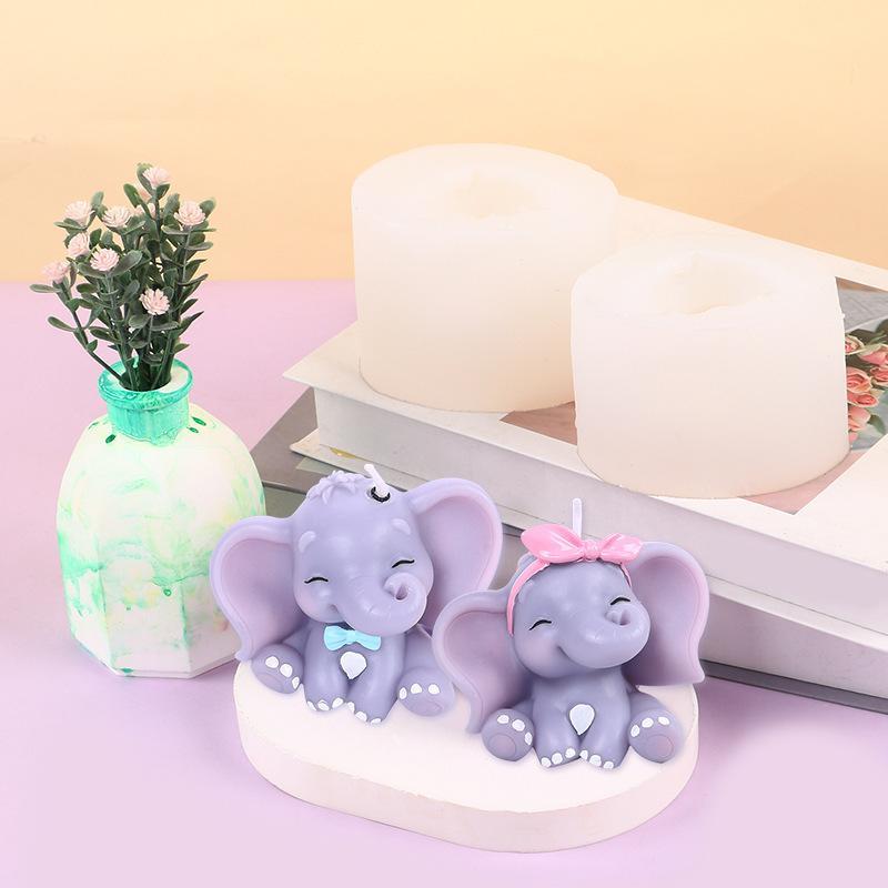 Cute 3D Elephant Silicone Cand - огляд і ціна Soap Making Party