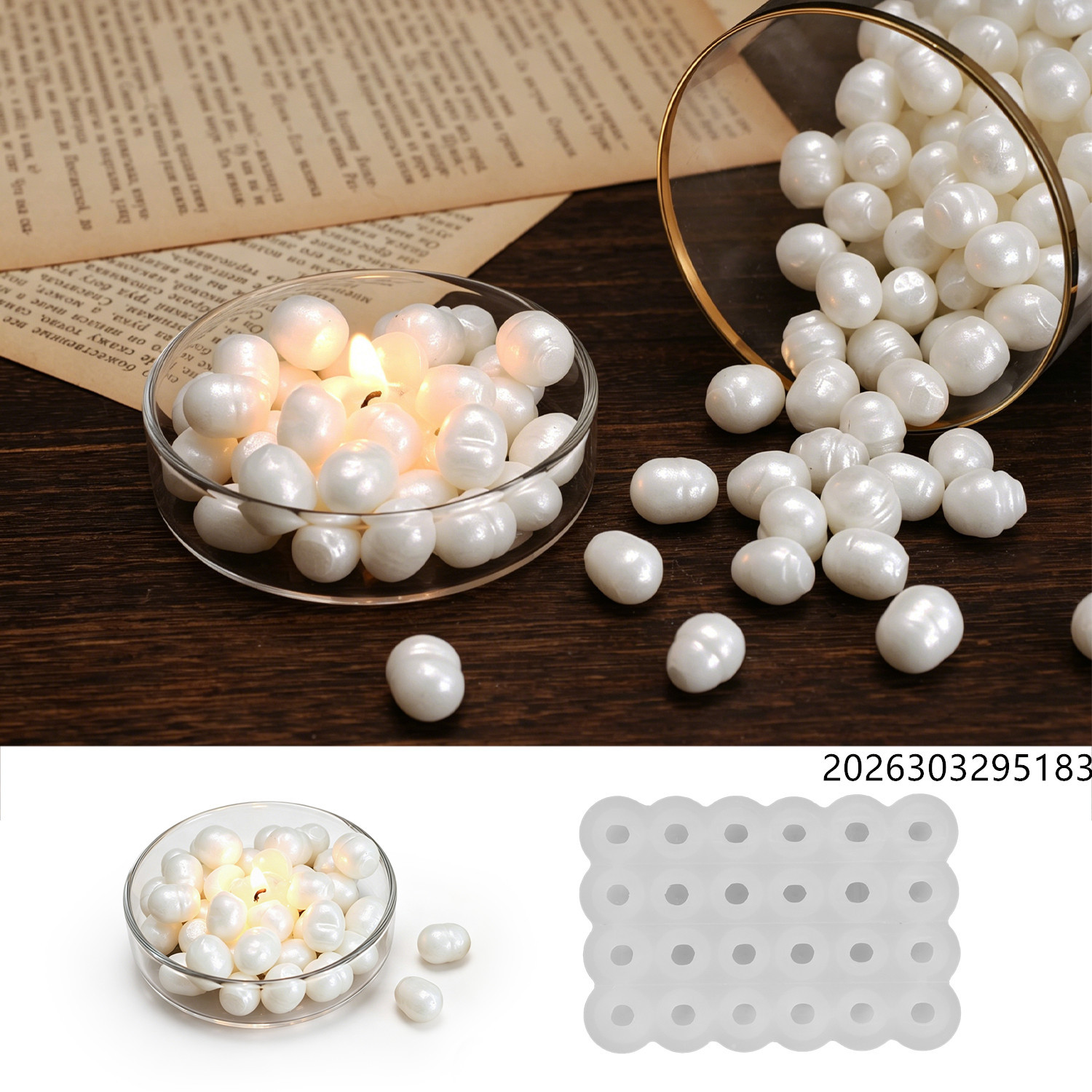 Healing Ocean Pearl Mirror Wax - огляд і ціна Soap Making Party