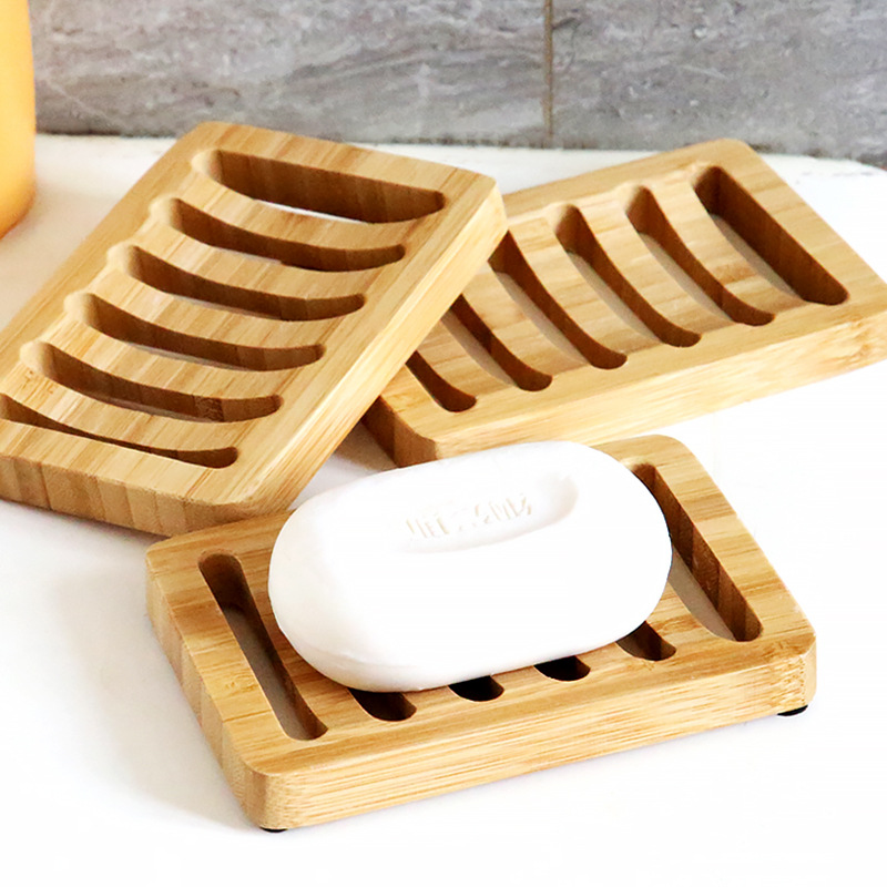 Bamboo Case Tray Wooden Preven - огляд і ціна Soap Dish Draining