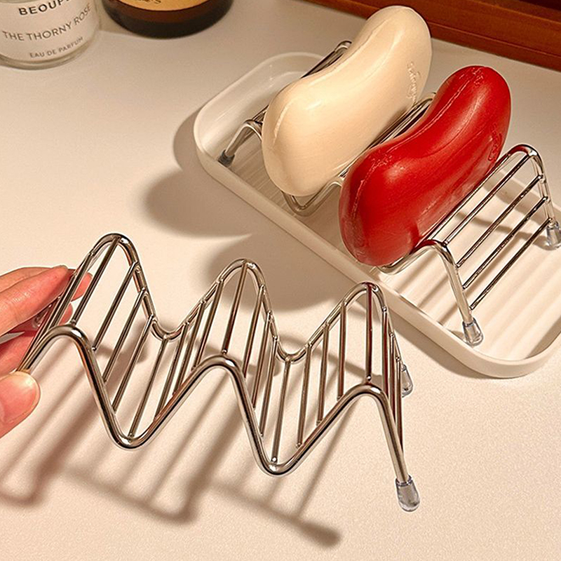 1pcs Stainless Steel Soap Rack - огляд і ціна Soap Dish Draining