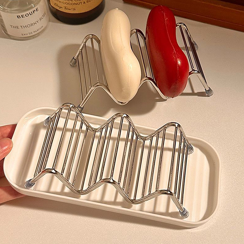 1pcs Stainless Steel Soap Rack - огляд і ціна Soap Dish Draining