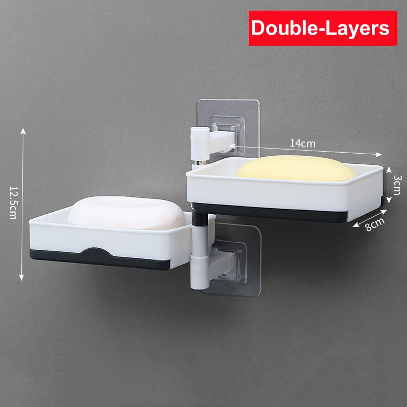 2/3/4 Rotating Drain Soap Box, - огляд і ціна Soap Dish Draining