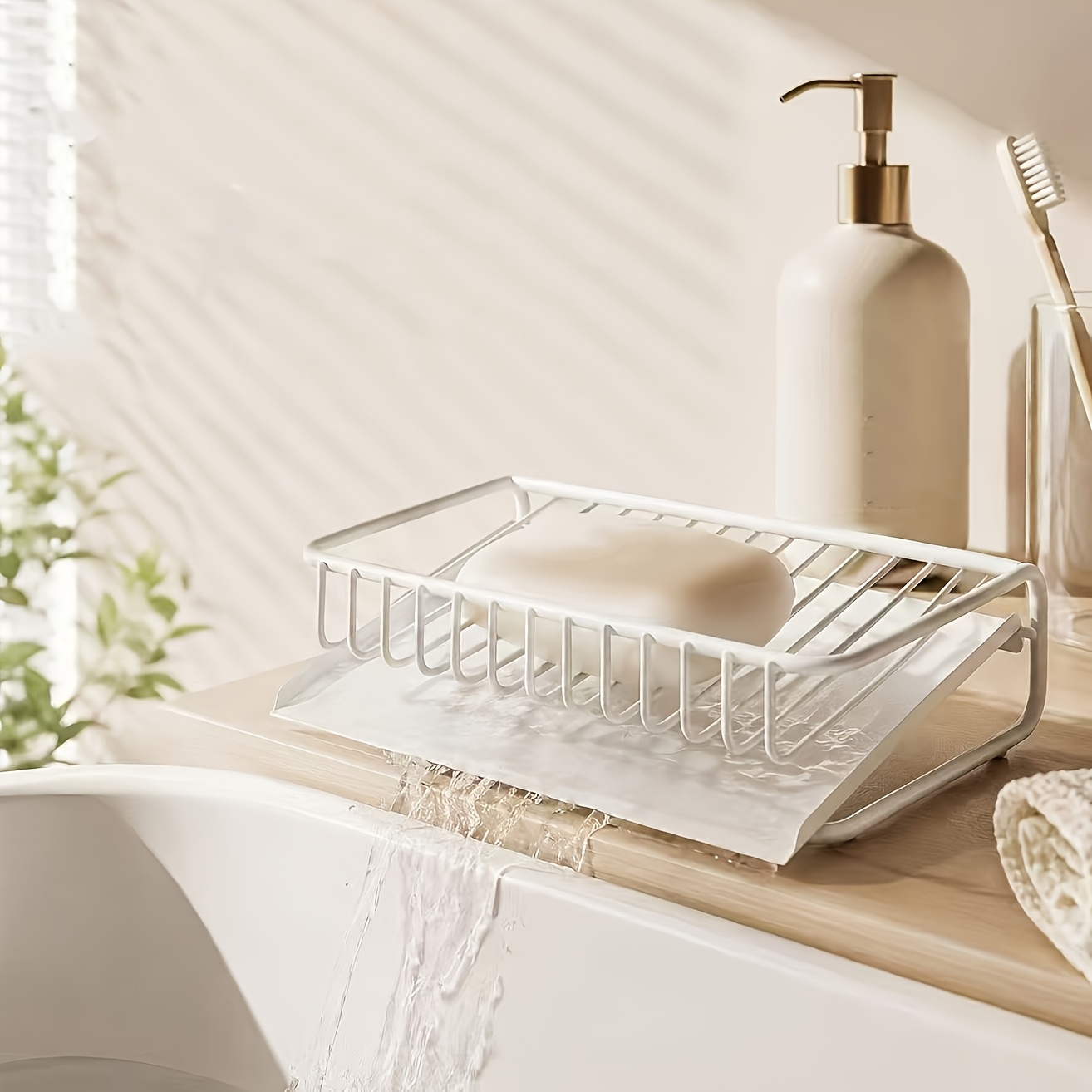 1pc Plastic Soap Dish With Dra - огляд і ціна Soap Dish Draining