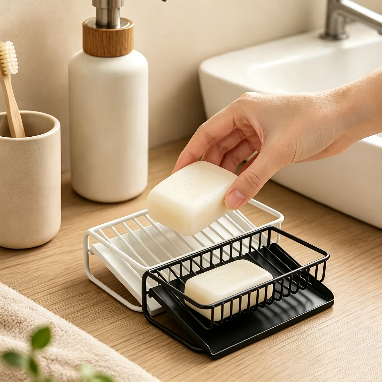 1pc Plastic Soap Dish With Dra - огляд і ціна Soap Dish Draining