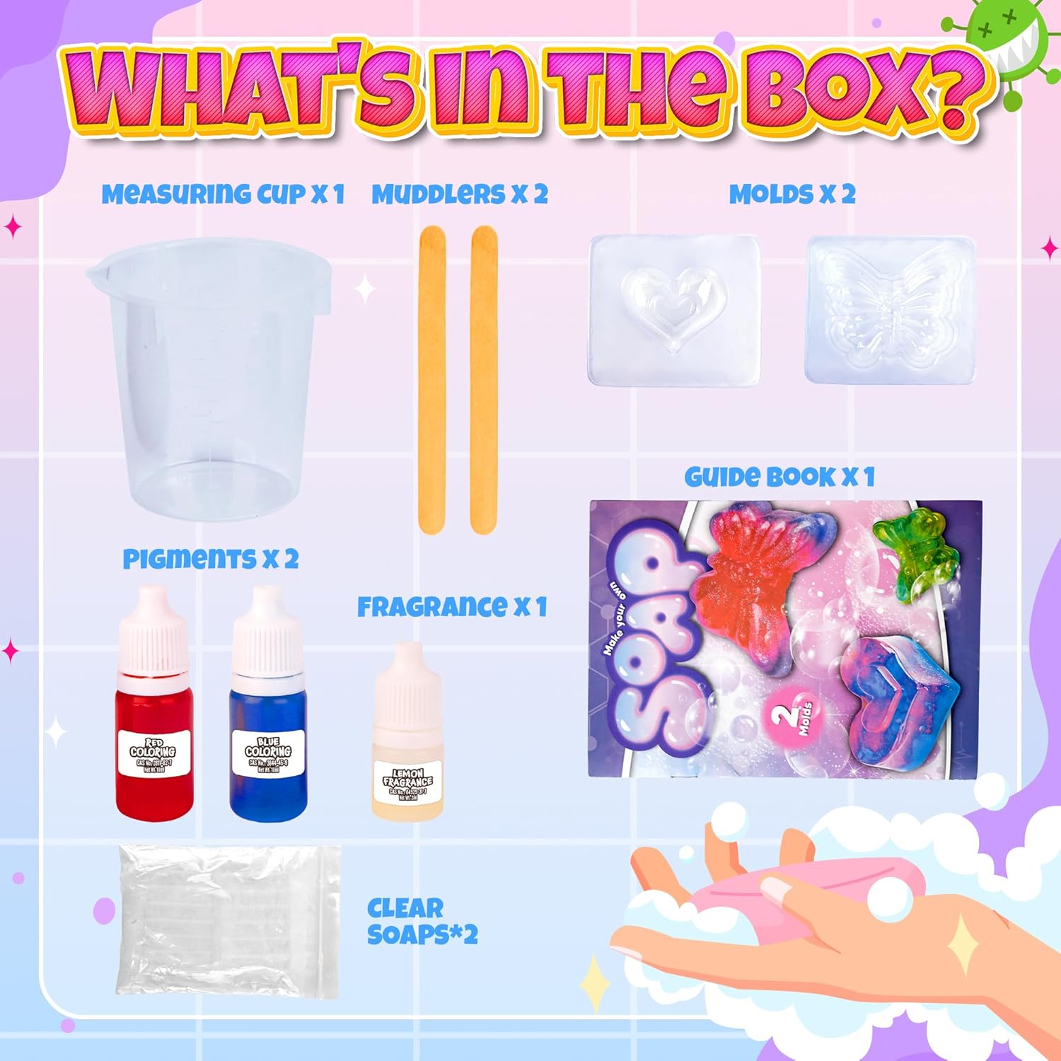 Soap Making Kit for Kids Easte - огляд і ціна Soap Making Kit For Kids