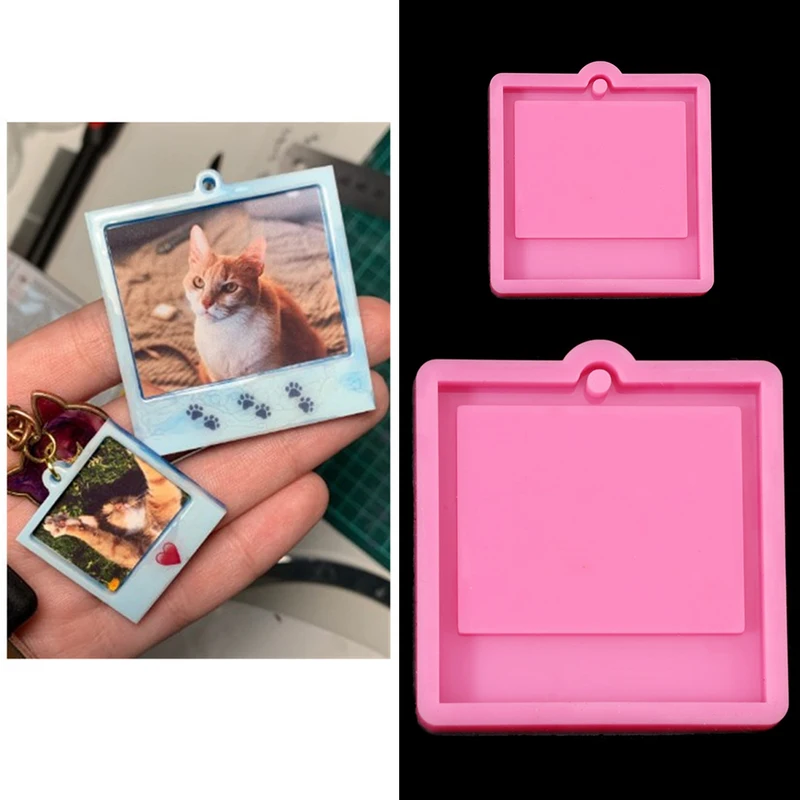 Photo Frame Epoxy Resin Keycha - огляд і ціна Soap Making Utensils