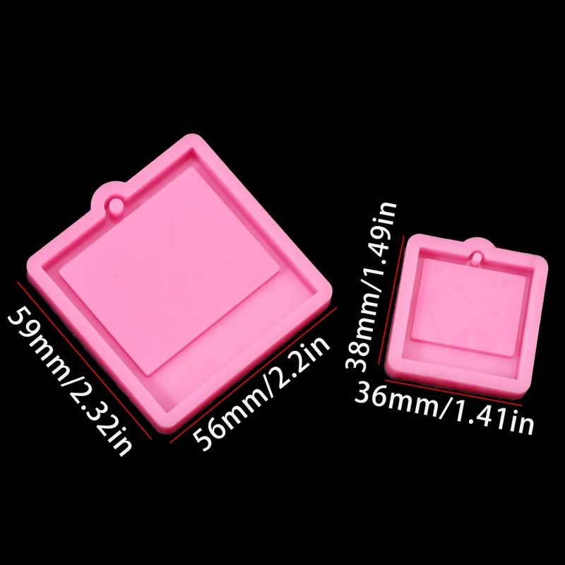 Photo Frame Epoxy Resin Keycha - огляд і ціна Soap Making Utensils