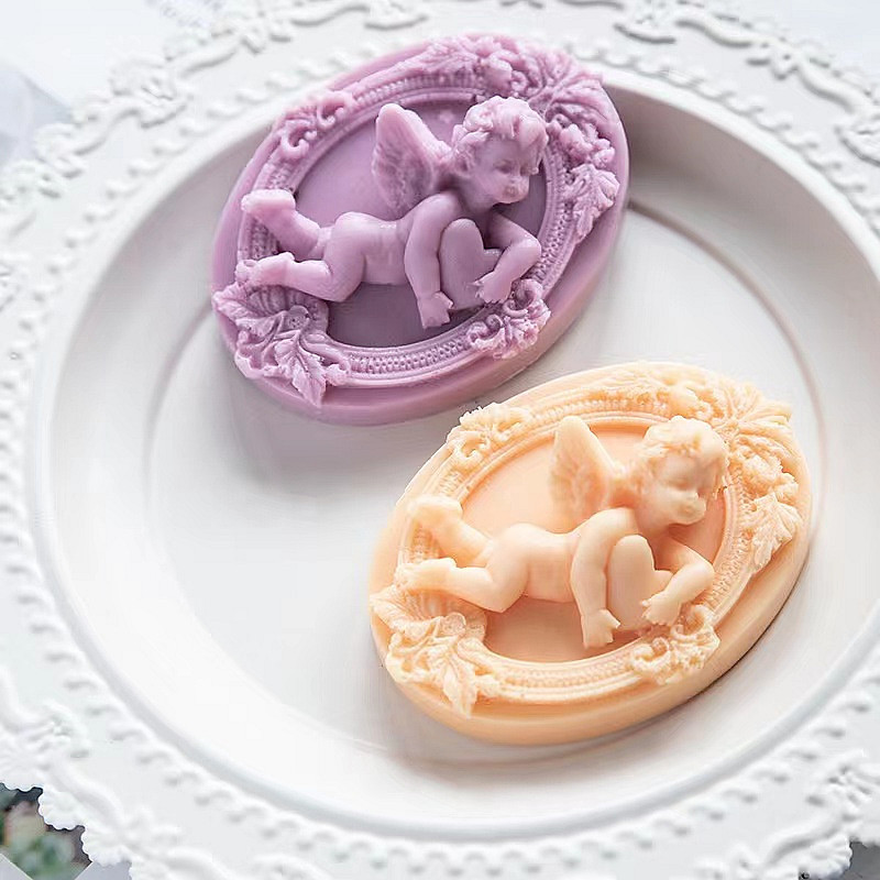 3D Angel Kids Shaped Silicone  - огляд і ціна Soap Making In Home