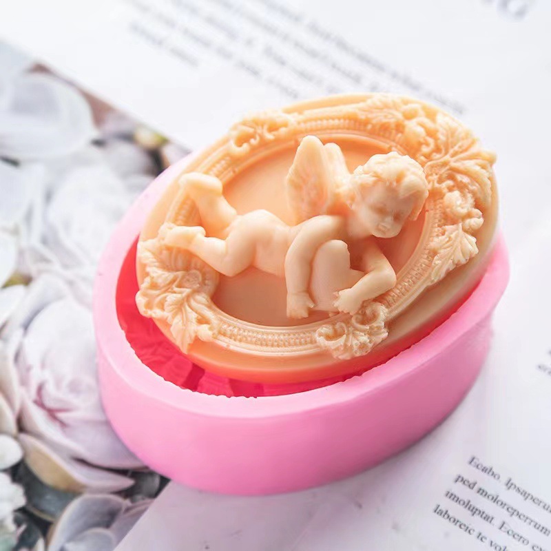 3D Angel Kids Shaped Silicone  - огляд і ціна Soap Making In Home