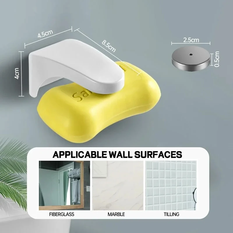 Magnetic Soap Holder Soap Box  - огляд і ціна Soap Dish Draining