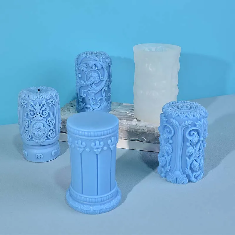 Carved Roman Column Candle Sil - огляд і ціна Soap Making In Home