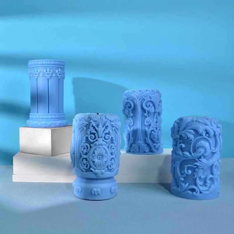 Carved Roman Column Candle Sil - огляд і ціна Soap Making In Home