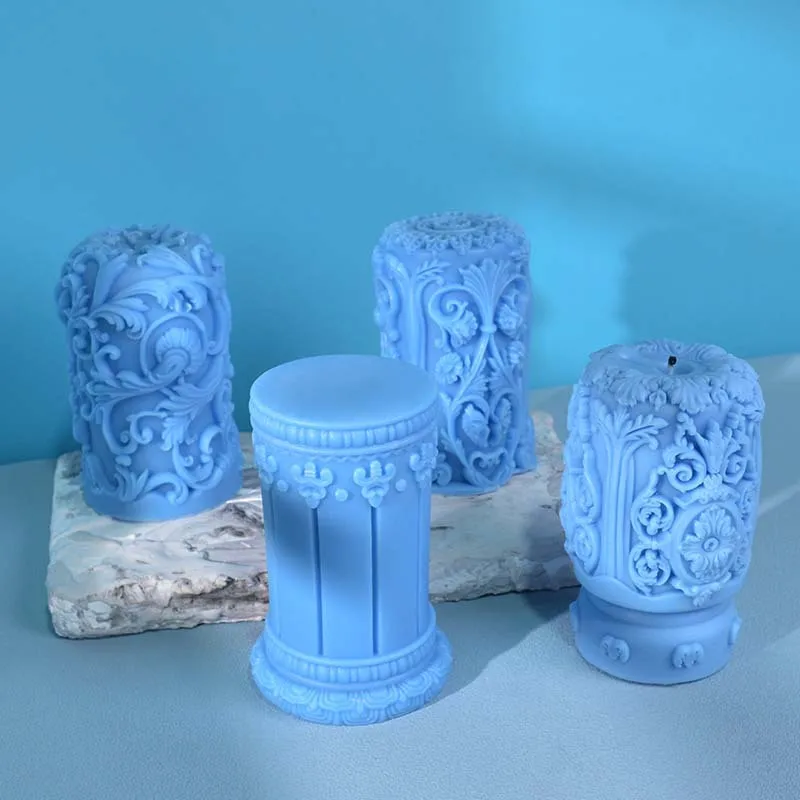 Carved Roman Column Candle Sil - огляд і ціна Soap Making In Home