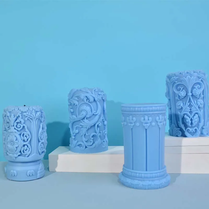 Carved Roman Column Candle Sil - огляд і ціна Soap Making In Home